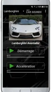 SONS DE VOITURE screenshot