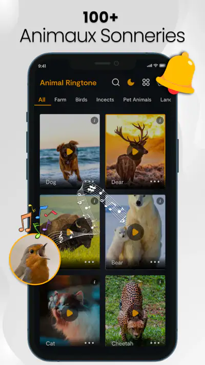Sons et Sonneries D'animaux screenshot 1