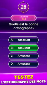 Spelling Quiz - Jeu de mots screenshot