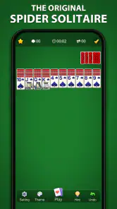 Spider Solitaire screenshot