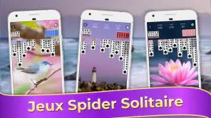 Spider Solitaire Jeu de cartes screenshot 1