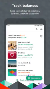 Splitwise - Comptes entre amis screenshot