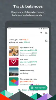 Splitwise - Comptes entre amis screenshot 1
