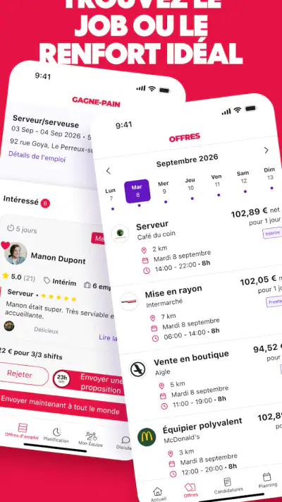 Staffme : intérim & freelance screenshot 1