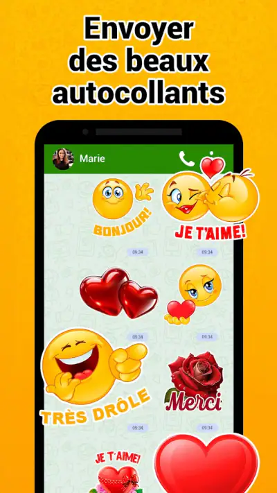 Stickers et emoji - WASticker screenshot 1