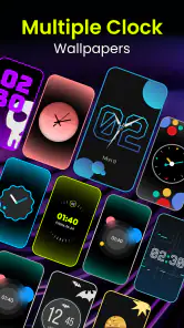 Stylish - Clock Live Wallpaper screenshot