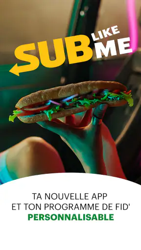 Sub Like Me par Subway® screenshot 1