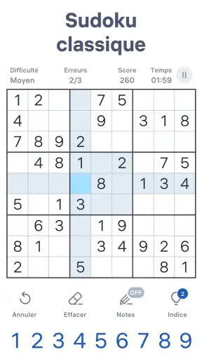 Sudoku.com - Jeux de réflexion screenshot 1
