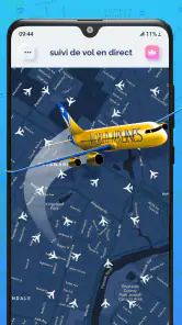 Suivi d vols en direct - Radar screenshot
