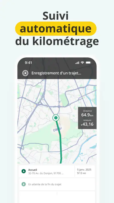 Suivi kilométrage Driversnote screenshot 1