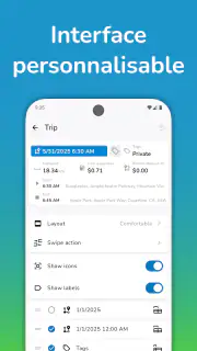 Suivi kilométrique – IK et KM screenshot 6