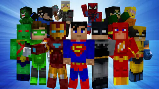 Super-héros Minecraft mod screenshot