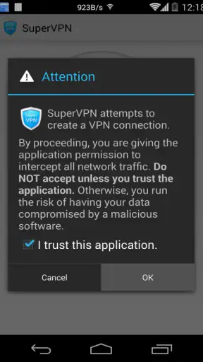SuperVPN Pro screenshot 1