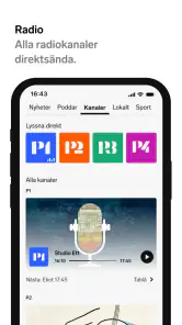 Sveriges Radio Play screenshot