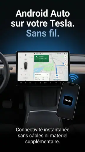 TaaDa: Android Auto pour Tesla screenshot 1