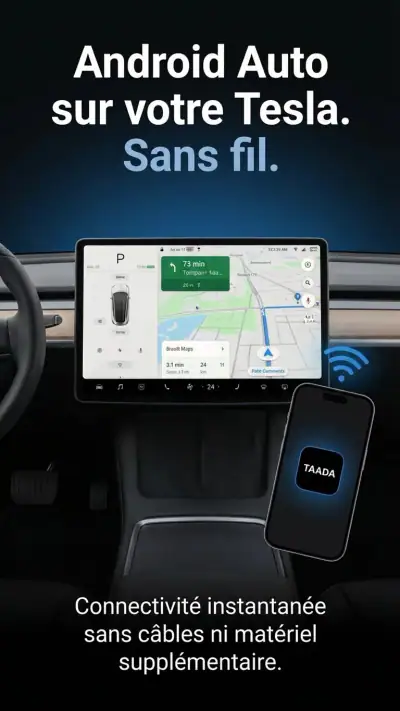 TaaDa: Android Auto pour Tesla screenshot 1