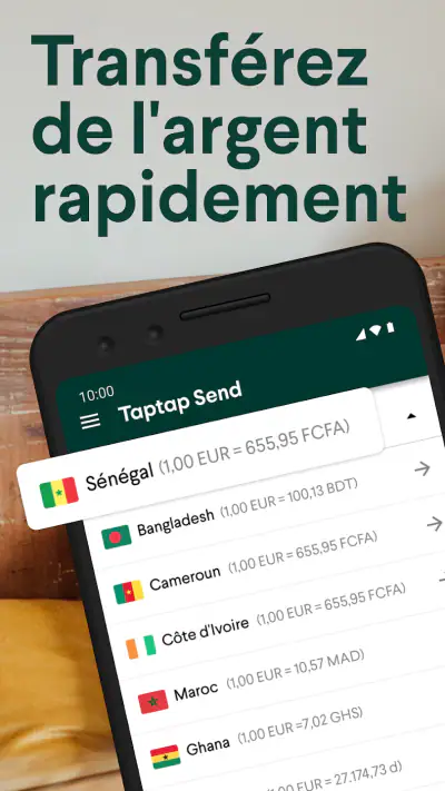 Taptap Send : envoi d’argent screenshot 1