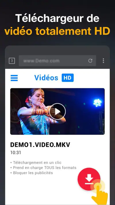 Téléchargeur de Vidéos HD screenshot 1