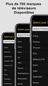 Télécommande universelle TV screenshot