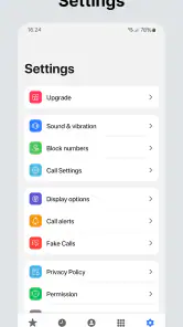 Téléphone screenshot