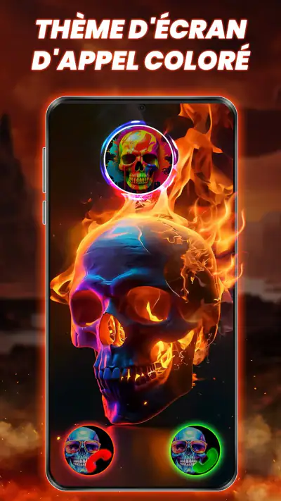 Téléphone coloré-Écran d’appel screenshot 1