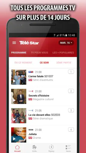 TéléStar programmes & actu TV screenshot 1