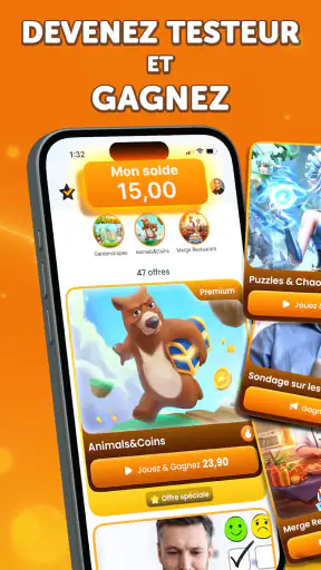 Teststar: Avis & Récompenses screenshot 1
