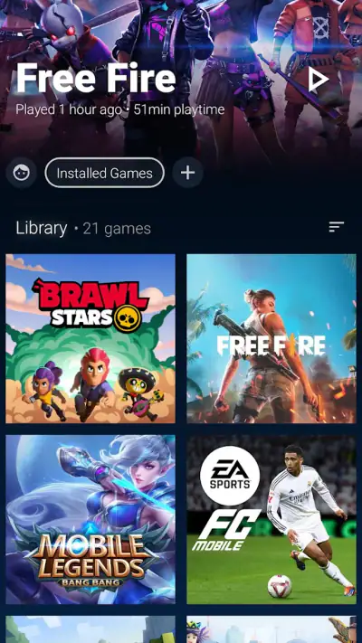 The Arcade · Game Hub Launcher screenshot 1