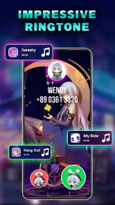 Theme d appel téléphonique app screenshot