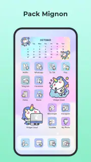 Themes: Icônes App, Widgets screenshot 4