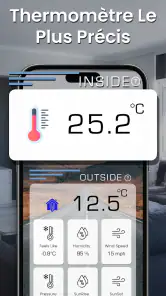 thermomètre intérieur Ambiant screenshot