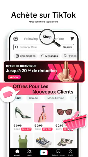 TikTok : Vidéos, LIVE, Musique screenshot 1