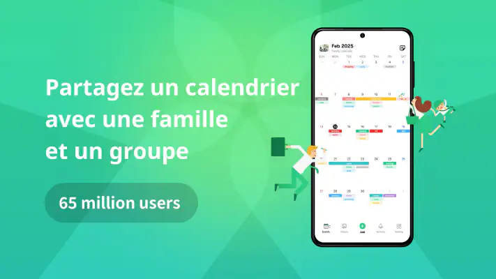 TimeTree - Calendrier partagé screenshot 1