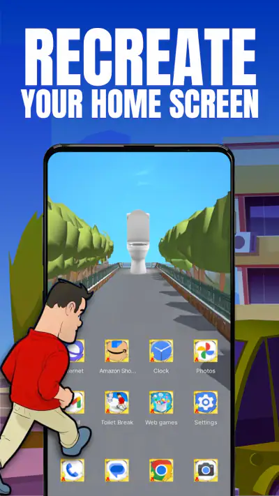 Toilet Break Launcher screenshot 1