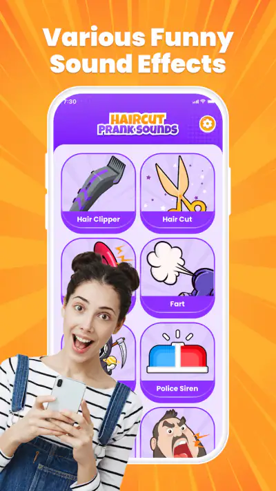 Tondeuse à Cheveux Prank screenshot 1
