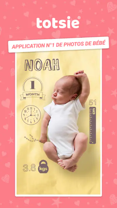 Totsie – Éditeur Photos Bébés screenshot 1