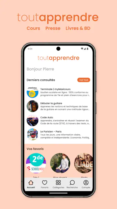 Toutapprendre screenshot 1
