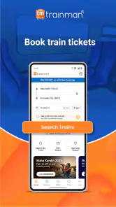 Trainman - Train booking app screenshot