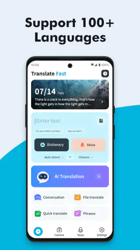 Translate Fast : AI Translator screenshot 1