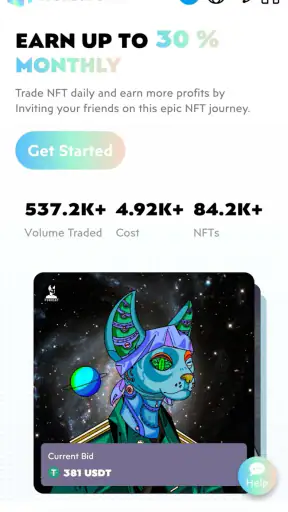 TreasureNFT：Trade & Earn NFTs screenshot 1