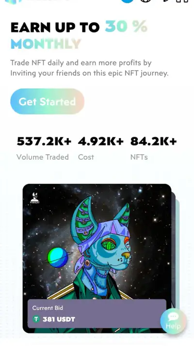 TreasureNFT：Trade & Earn NFTs screenshot 1