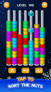 Tri de Noix - Jeu de Couleurs screenshot