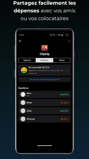 tricount screenshot 1
