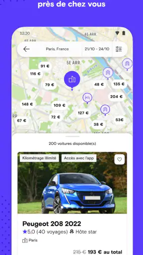 Turo - Location de voiture screenshot 1
