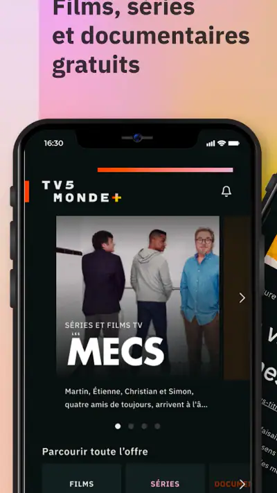 TV5MONDE+ TV, films & séries screenshot 1
