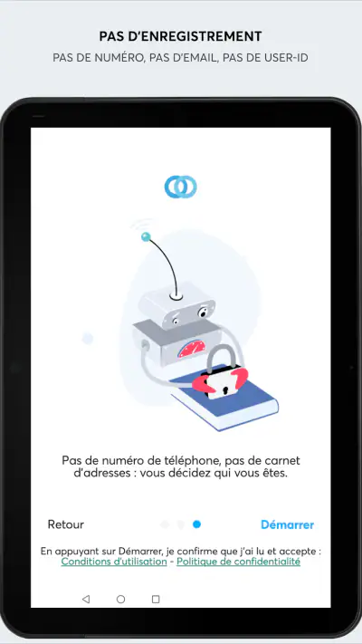 twinme - messagerie privée screenshot 1