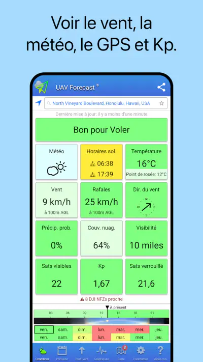 UAV Forecast pour drones screenshot 1