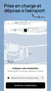 Uber : Commander une course screenshot
