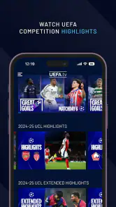 UEFA.tv screenshot