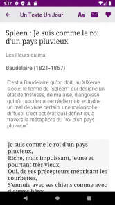 Un Texte Un Jour screenshot